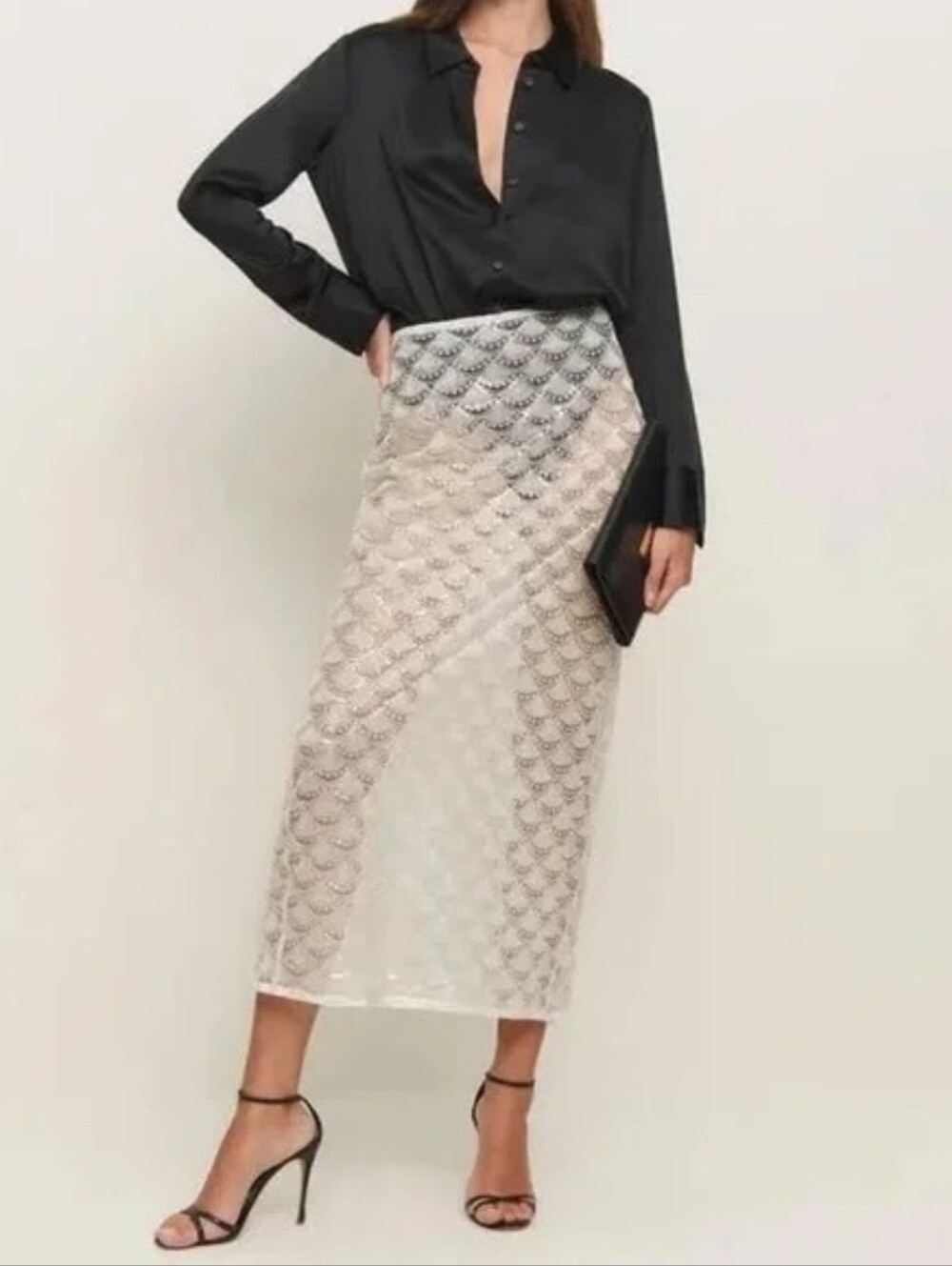 NWT REFORMATION Jordan Low-waist Skirt / Sz 6 / Diamond